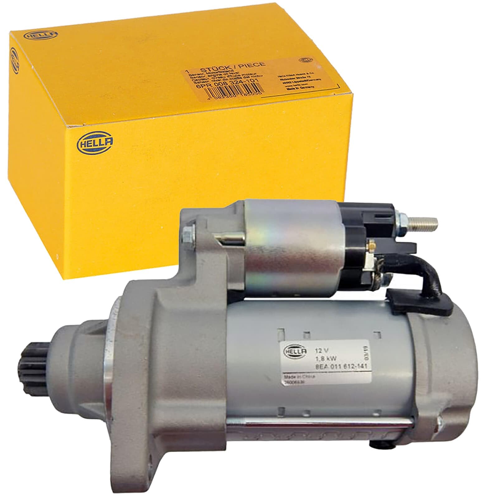 HELLA 8EA 011 612-141 Starter for PORSCHE
