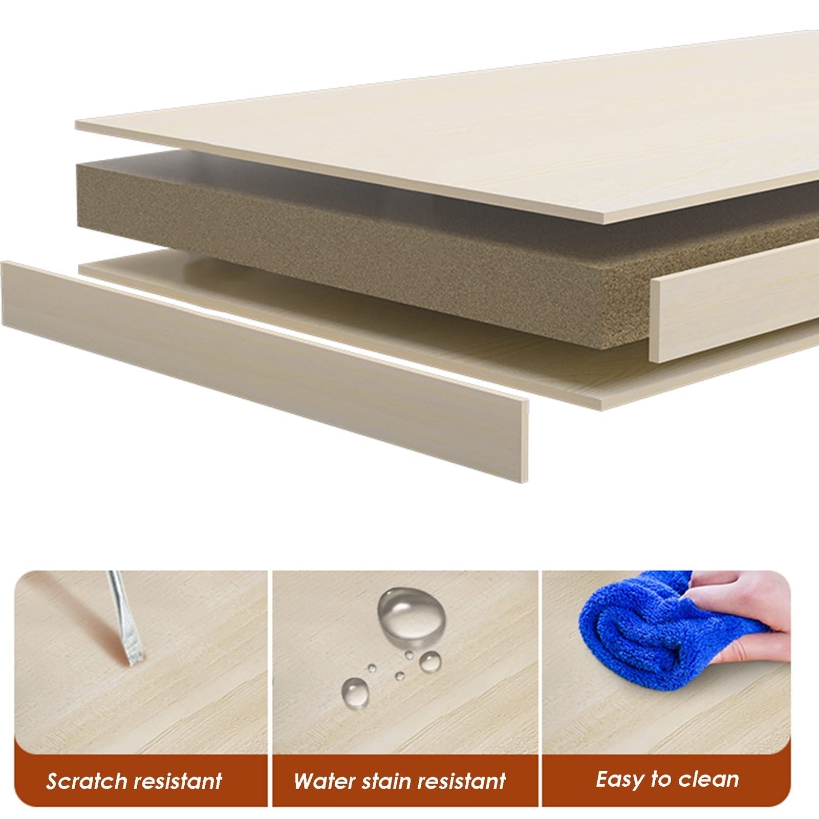 Organizador de Escritorio - Estantería de Escritorio, estantería Multicapa Ajustable de 2 Niveles, Organizador Multifuncional, Expositor para escritorios de casa y Oficina (C)
