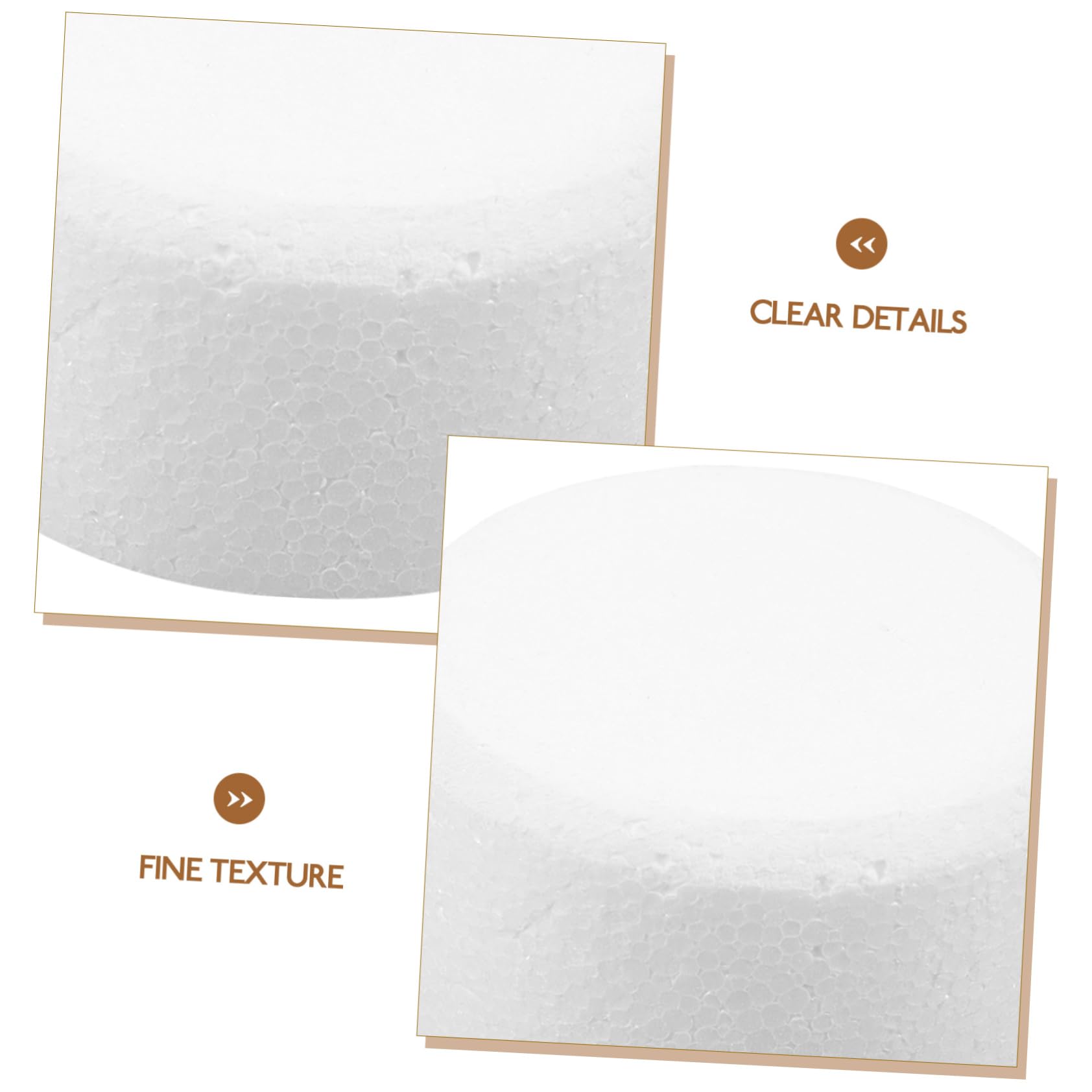 Operitacx 20 Pièces Gâteau Poly-Dragon Pieces Cake Fete décorer Faux gâteau Outil de Pratique de la Cuisson gâteau factice mousses Rond Moule a Gateau gâteau Fondant Accessoires Modèle