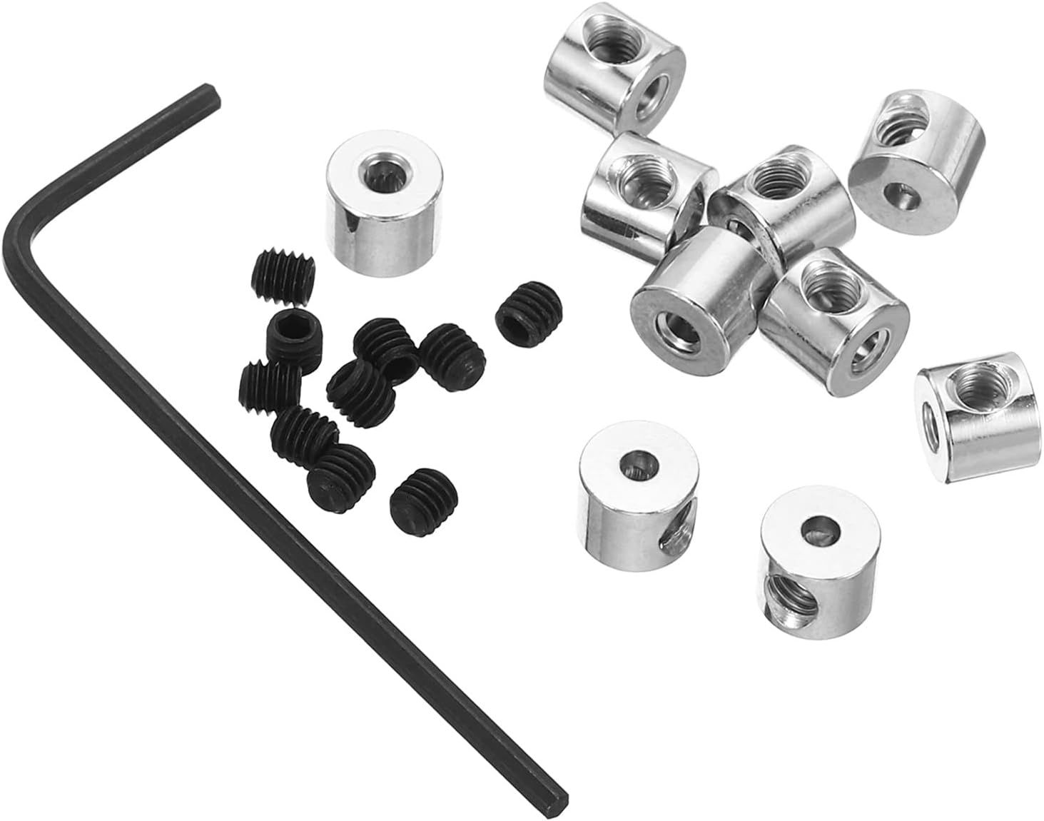 PATIKIL 6x5mm Metal Locking Pin Keepers, Pin Backs Locking Clasp Lapel Pin Backing