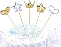 Vista 6 de Balloon Birthday Cake Topper Mini Balloon Garland Cake Topper Confetti Acrylic Happy Birthday Cupcake Topper for Birthday Cake Supplies Decorations