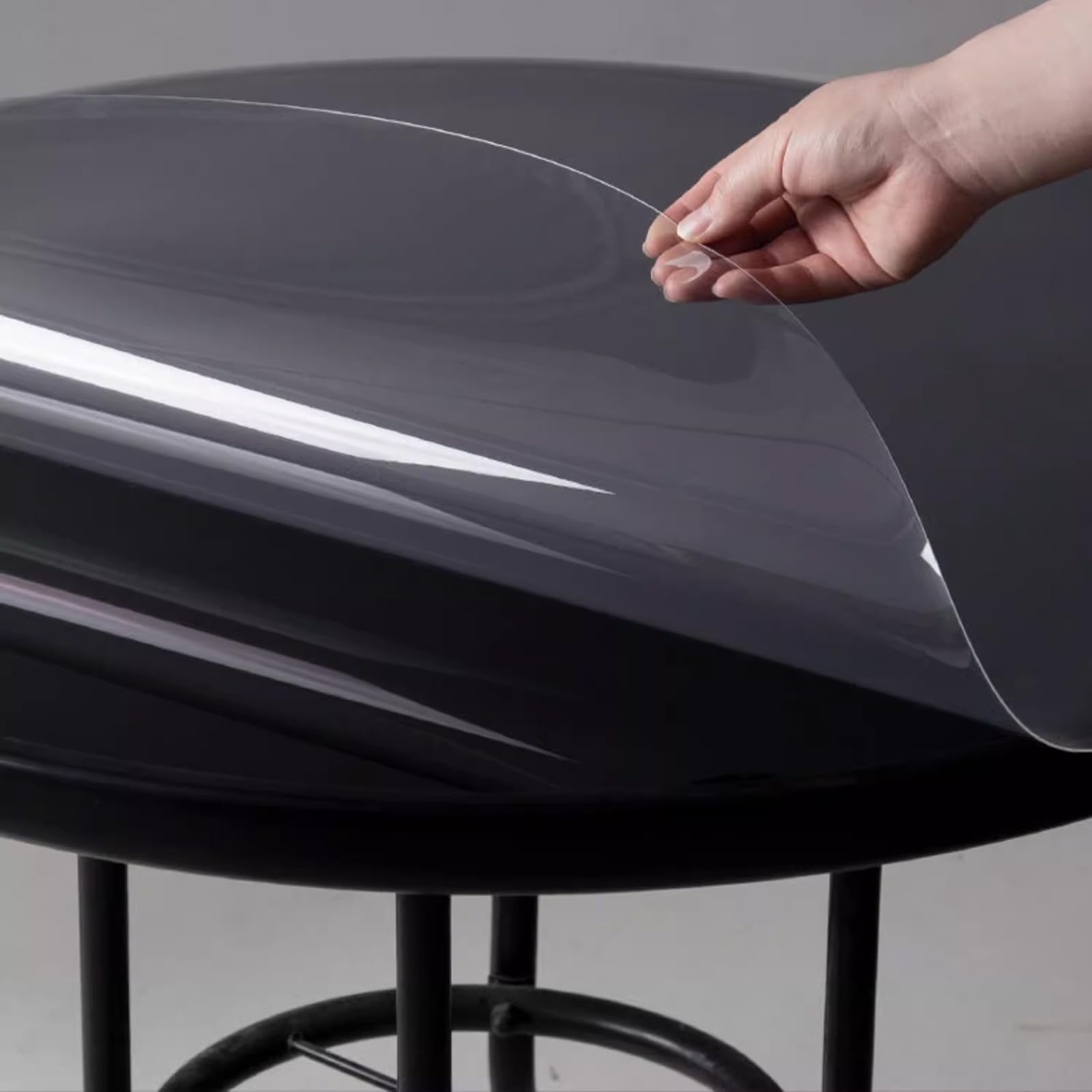 Flavyo Transparent Round Table Protector, Odorless Antibacterial Thick 2Mm Pvc Tablecloth, Waterproof Cover For Desk (Diameter 50Cm/20In)