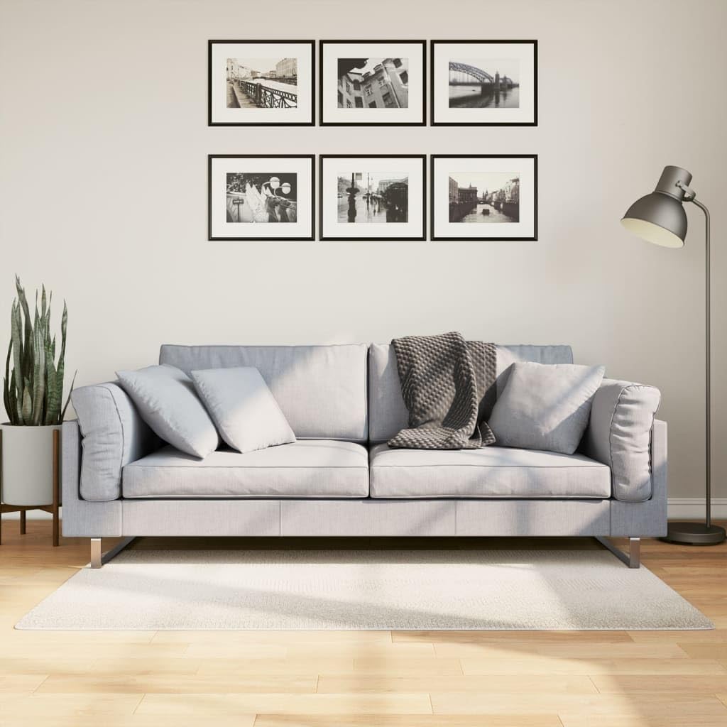 Tappeto IZA a pelo corto, stile scandinavo, 80 x 150 cm, 100% poliestere, antiscivolo, facile da pulire, lavabile, per soggiorno, camera da letto e corridoio, morbido, con design geometrico