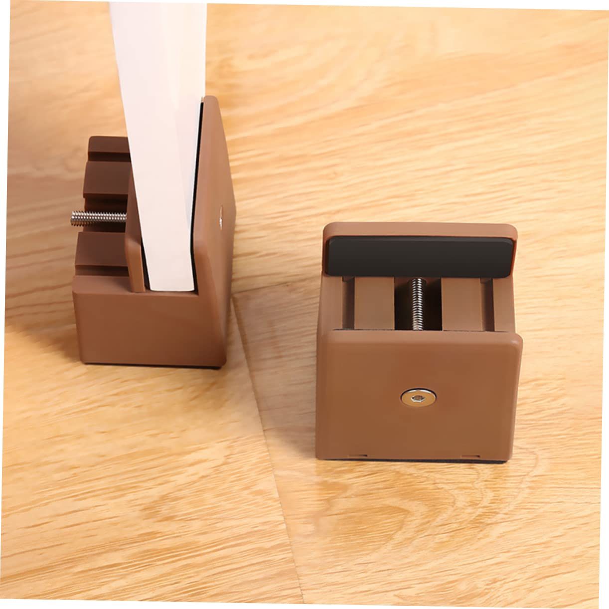 NUOBESTY 4pezzi Rialzo per Letto da Rialzo per Gambe da Letto Regolabili da Sollevatore per per Letti Piattaforma per Letti Regolabili Blocchi per Sollevamento