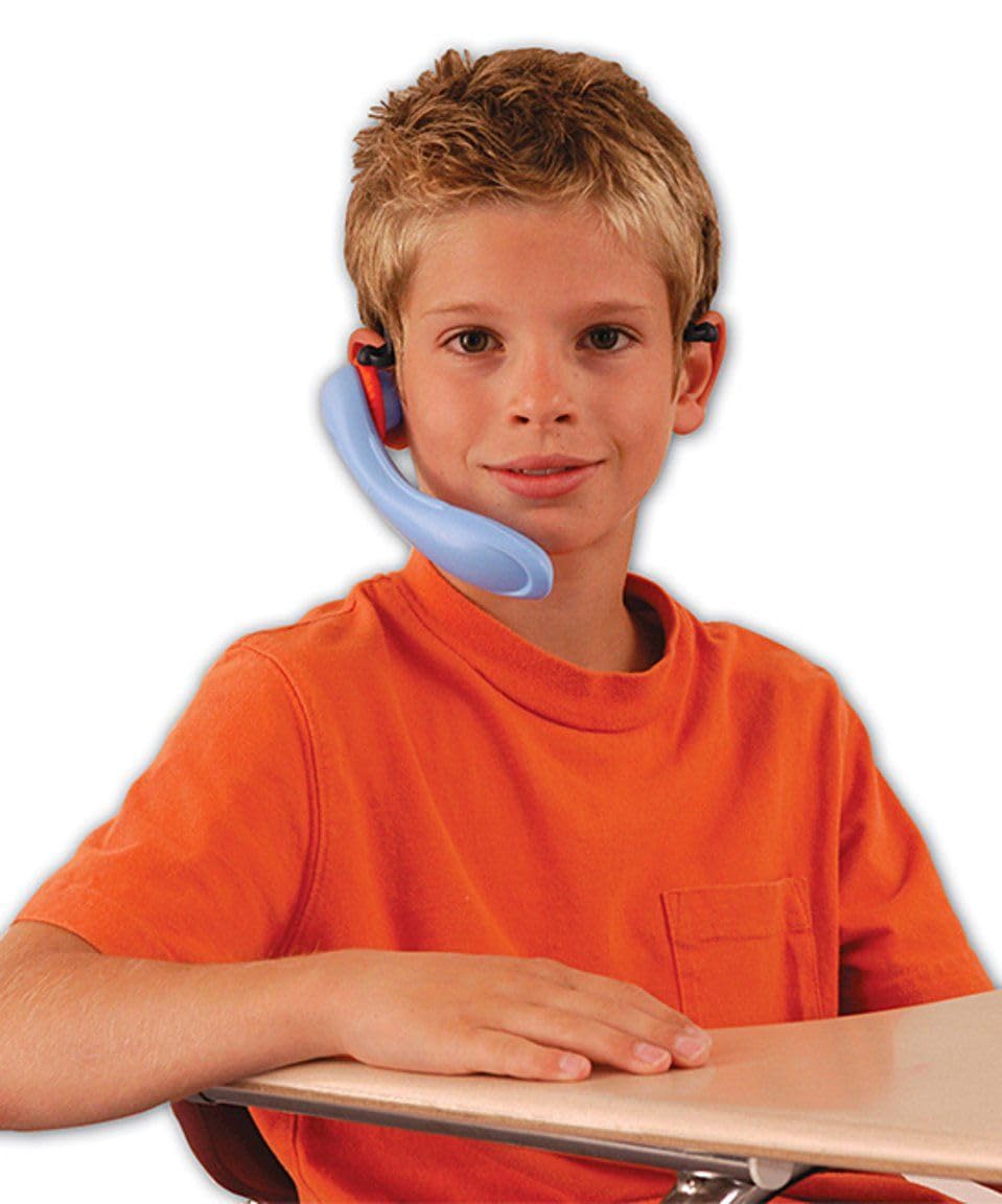 WhisperPhone Solo - Hands-Free Reading and Speech Tool for Phonemic Awareness & Fluency, Ideal for Classrooms K-4th, Homeschool, Speech Therapy, and Learning a New Language