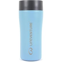 Lifeventure One-Touch Thermal Mug, 360 Push-Click Commuter Lid, 350ml, Blue