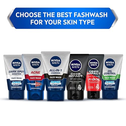 Miniatura 5 de Nivea Lavado facial para hombre con reducción de manchas oscuras (blanqueamiento 10X), 50G