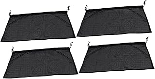 Milisten 4 Pçs Cortina De Sol Sombra Com Ventosa Filme Para Pára-Brisa Do Veículo Cortina Da Janela Lateral Traseira Do Carro Cortina De Sol Do Carro Cortinas De Privacidade Do Carro Malha