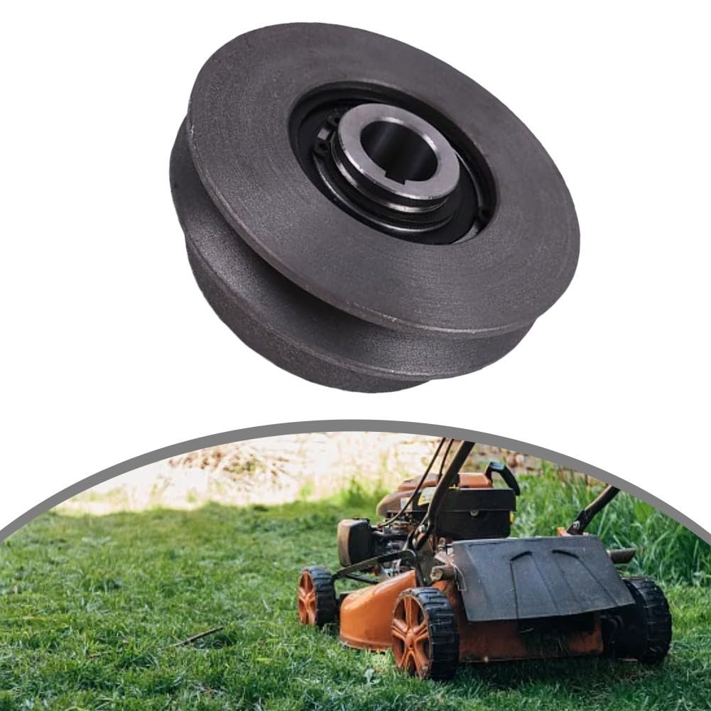 Polea de embrague, polea única V correa de transmisión de embrague de repuesto para Honda GX-270 GX-390 Motor de tractor 5 pulgadas de diámetro de 1 pulgada de diámetro