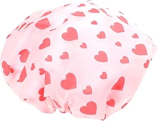 STAHAD Touca Perm Feminina Touca De Noite Turbante Para Banho Feminino Touca De Banho Grande Touca De Banho Para Mulher Touca De Banho De Plástico Capa De Cabelo Touca De Banho Touca De