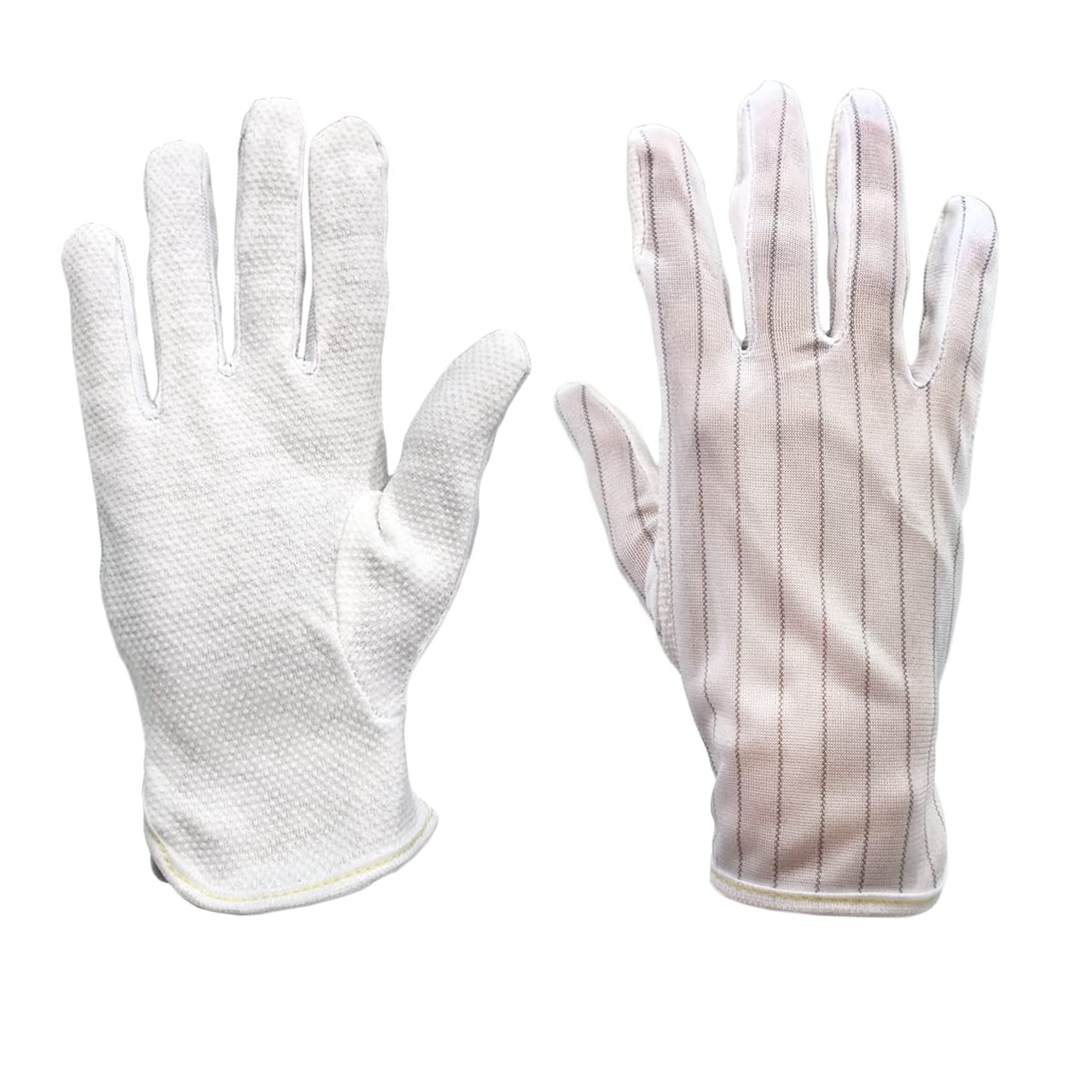 3 works Gloves, Multipurpose Gloves, Non-Slip Gloves with 4 Stitching Fingers and 3 Veins, Ergonomic Gloves