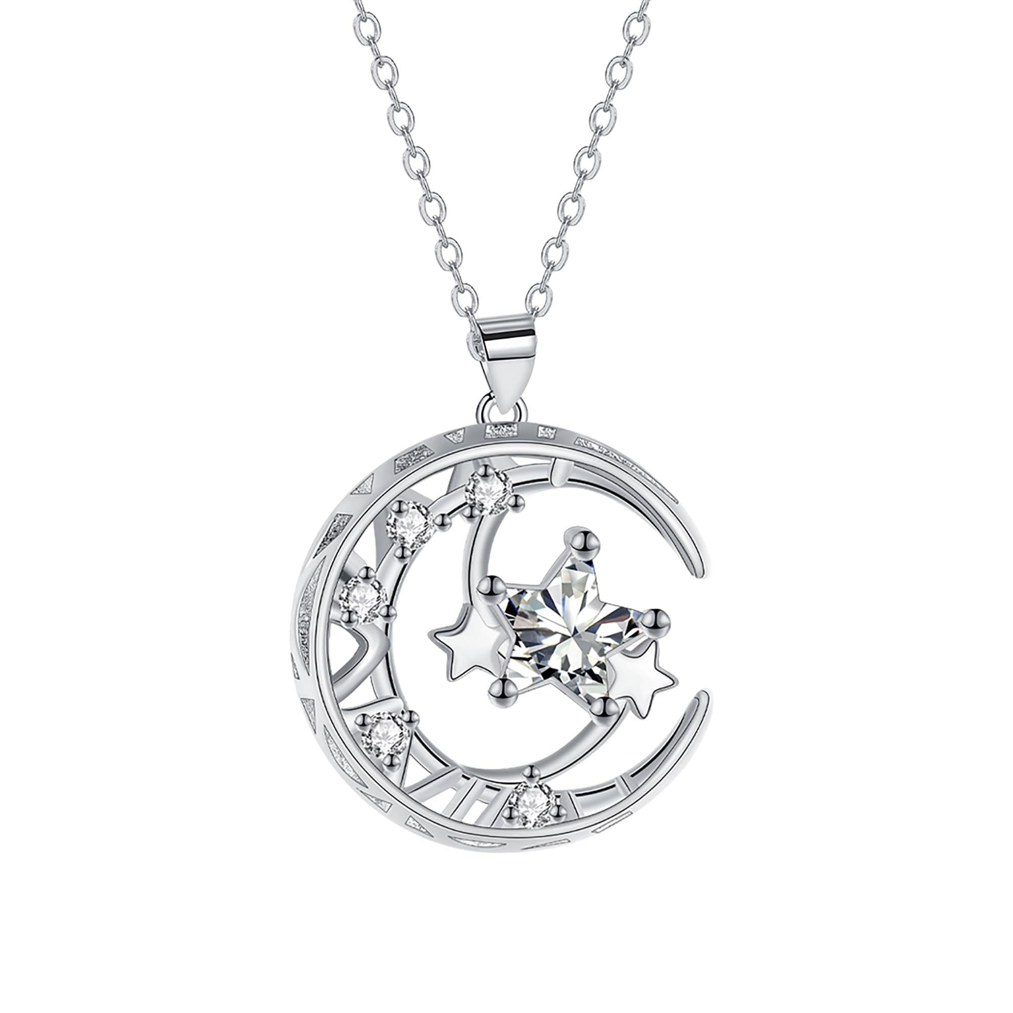 Hifeeled Collar Mujer Plata de Ley 925,Regalos Original de Joyería para Mujer Novia Esposa