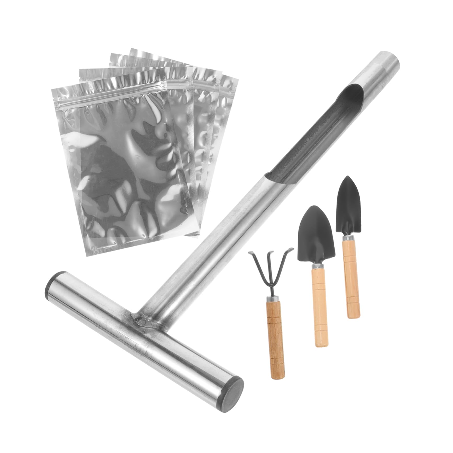 Carottier de sol en acier inoxydable robuste TOYANDONA pour prélèvement précis