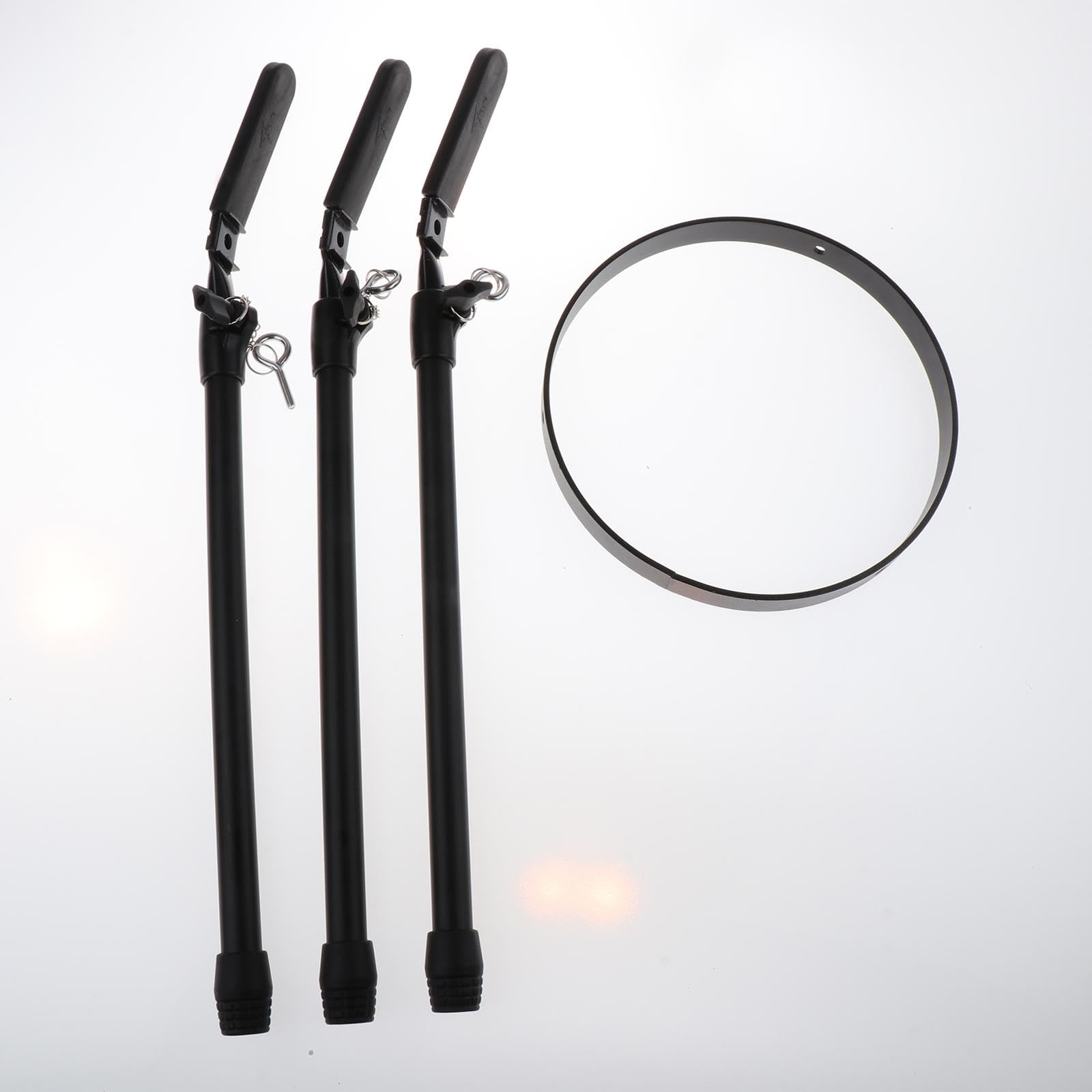 Amagogo Support de djembé de en métal, Portable, pour percussions, Support de Tambour, léger, pour Performances de Congas africaines, for 13 Pouces