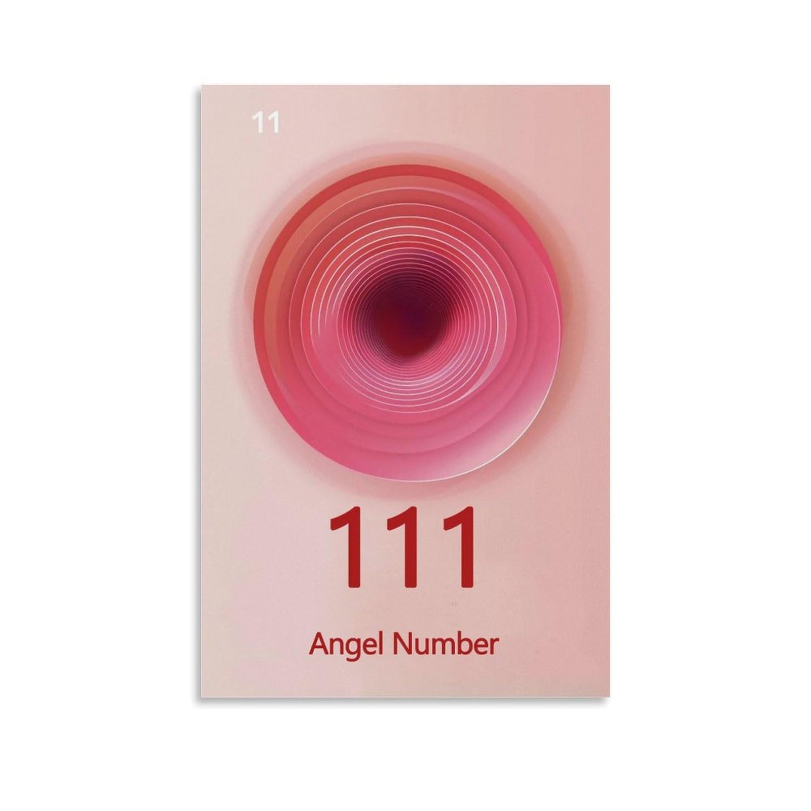 HUERYRYHY Angel Number 02 Poster Wall Art Canvas Vintage Aesthetic Painting Decor for Rooms 20x30inch Unframe-style