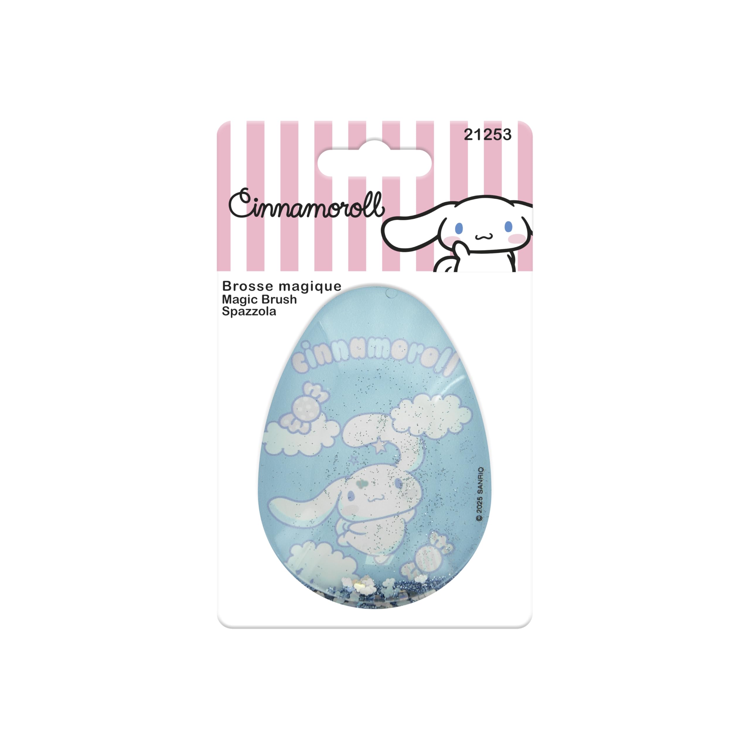 Hello Kitty – Detangling Hair Brush – Magic Glitter Brush – Cinnamoroll – Official Sanrio Product