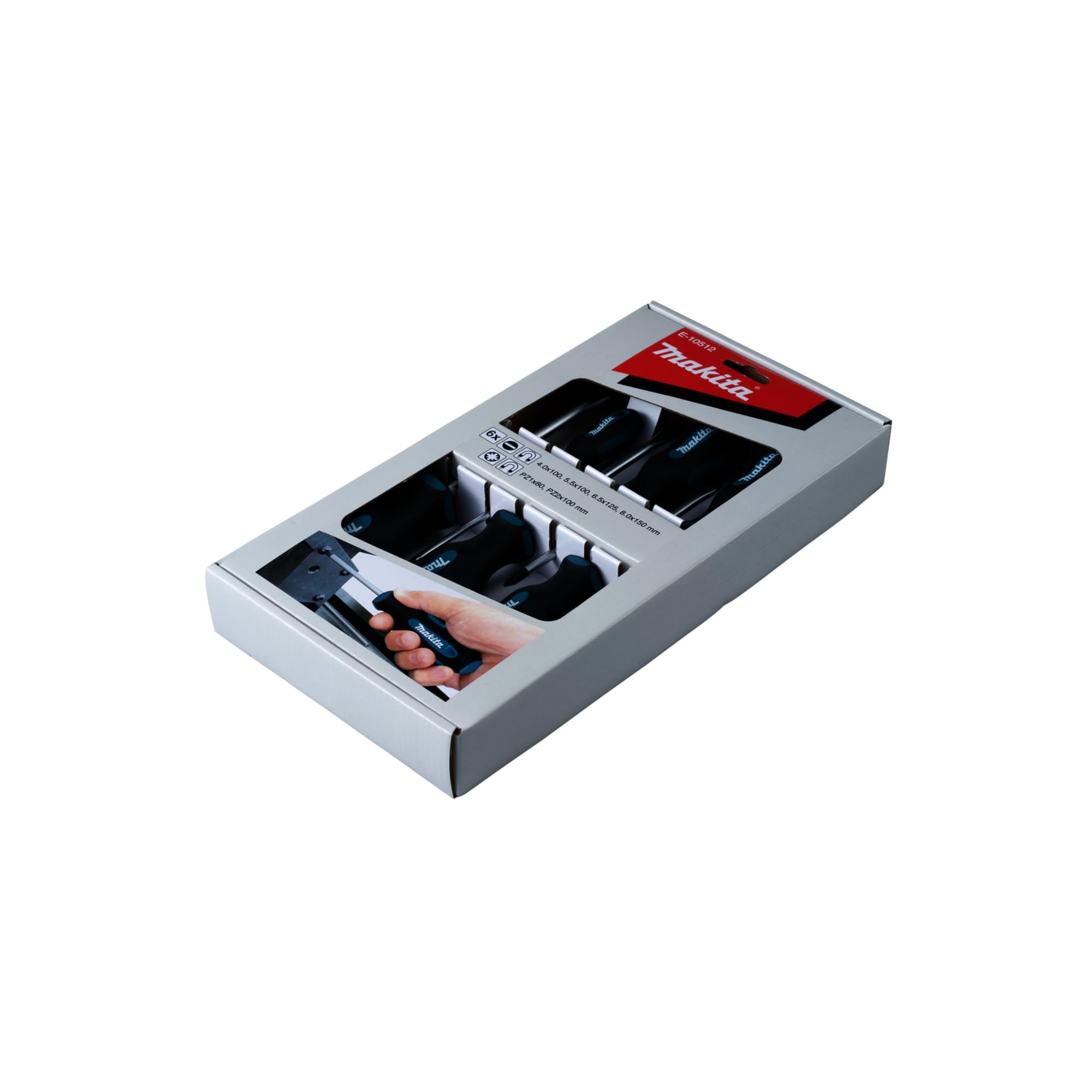 Makita E-10512 - Set di 6 cacciaviti
