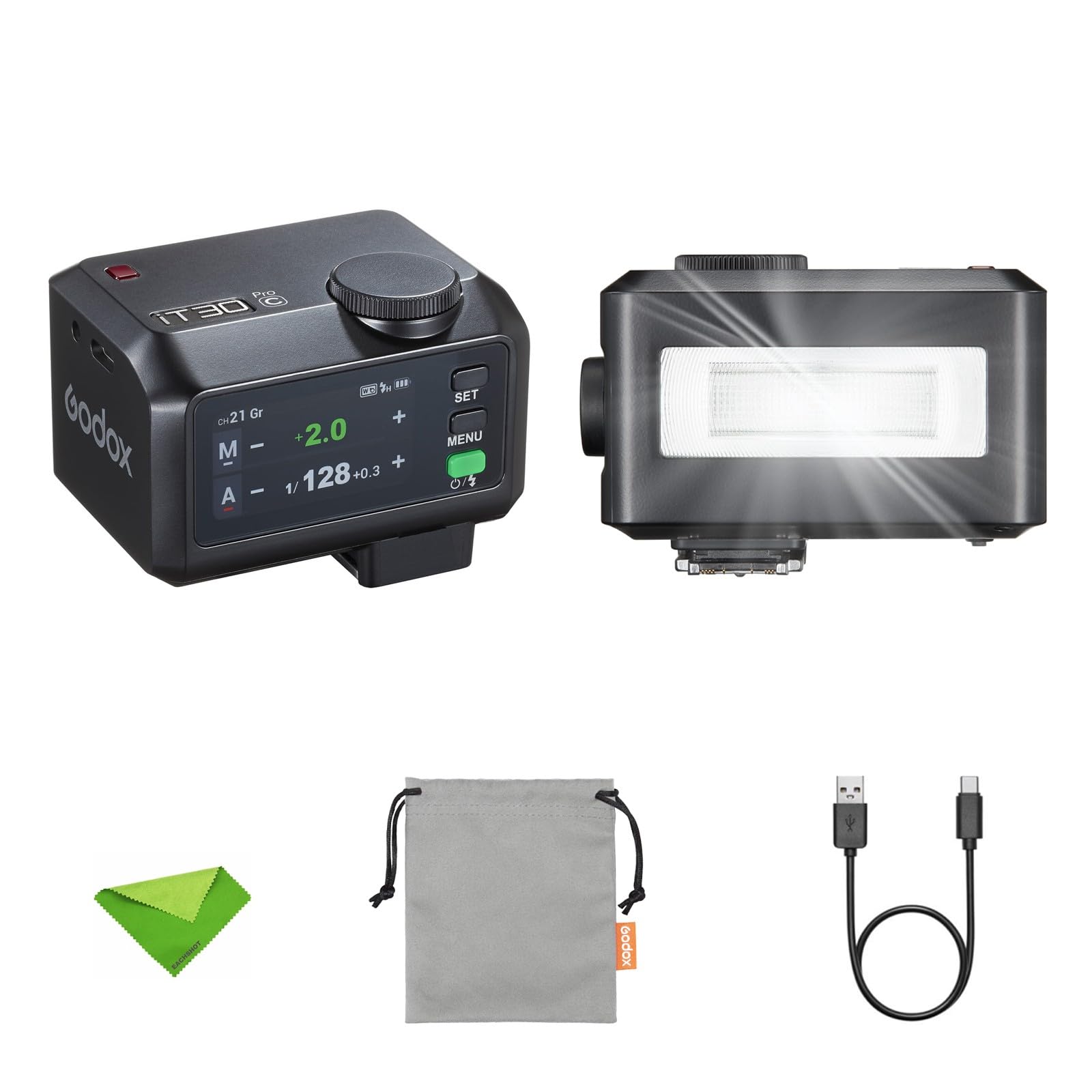 Godox V1 PRO-N V1pro N TTL Flash Per Fotocamera A Testa Tonda Per Nikon, Unità - Foto 6