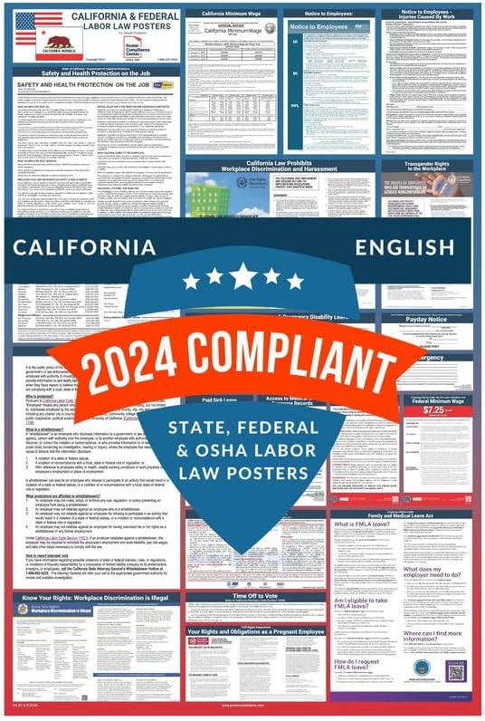 Amazon com Labor Law Posters 2024 - 61DeEDlJAPL. AC