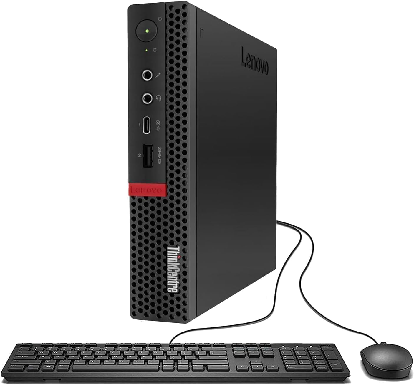 Lenovo ThinkCentre M720Q Tiny Desktop Computer PC, Intel Core i5-8400, 16GB RAM, 256GB SSD, Wi-Fi, Bluetooth, Keyboard & Mouse, HDMI, Windows 11 Pro (Renewed)