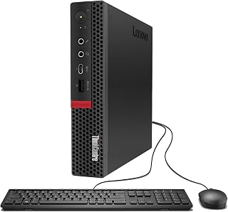 Lenovo ThinkCentre M720q Mini Desktop PC, Intel Core i5-8500T, 16GB RAM, 256GB NVMe, Windows 11 Pro 64-Bit (10T7007WUS) (Renewed)