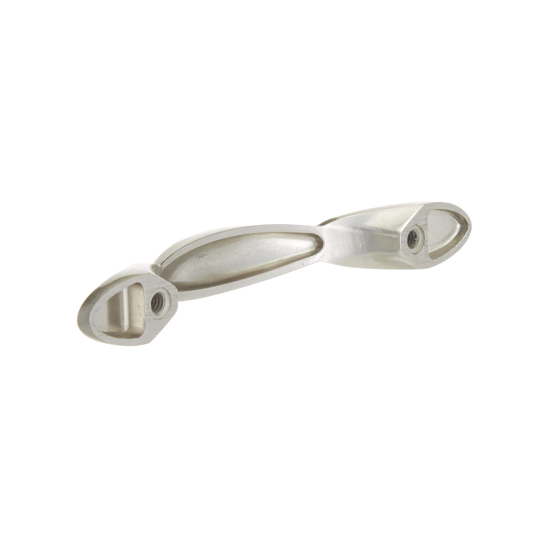 Amerock Satin Nickel Cabinet Pull - 3 Inch Center-to-Center Drawer Handle, Forged Hardware