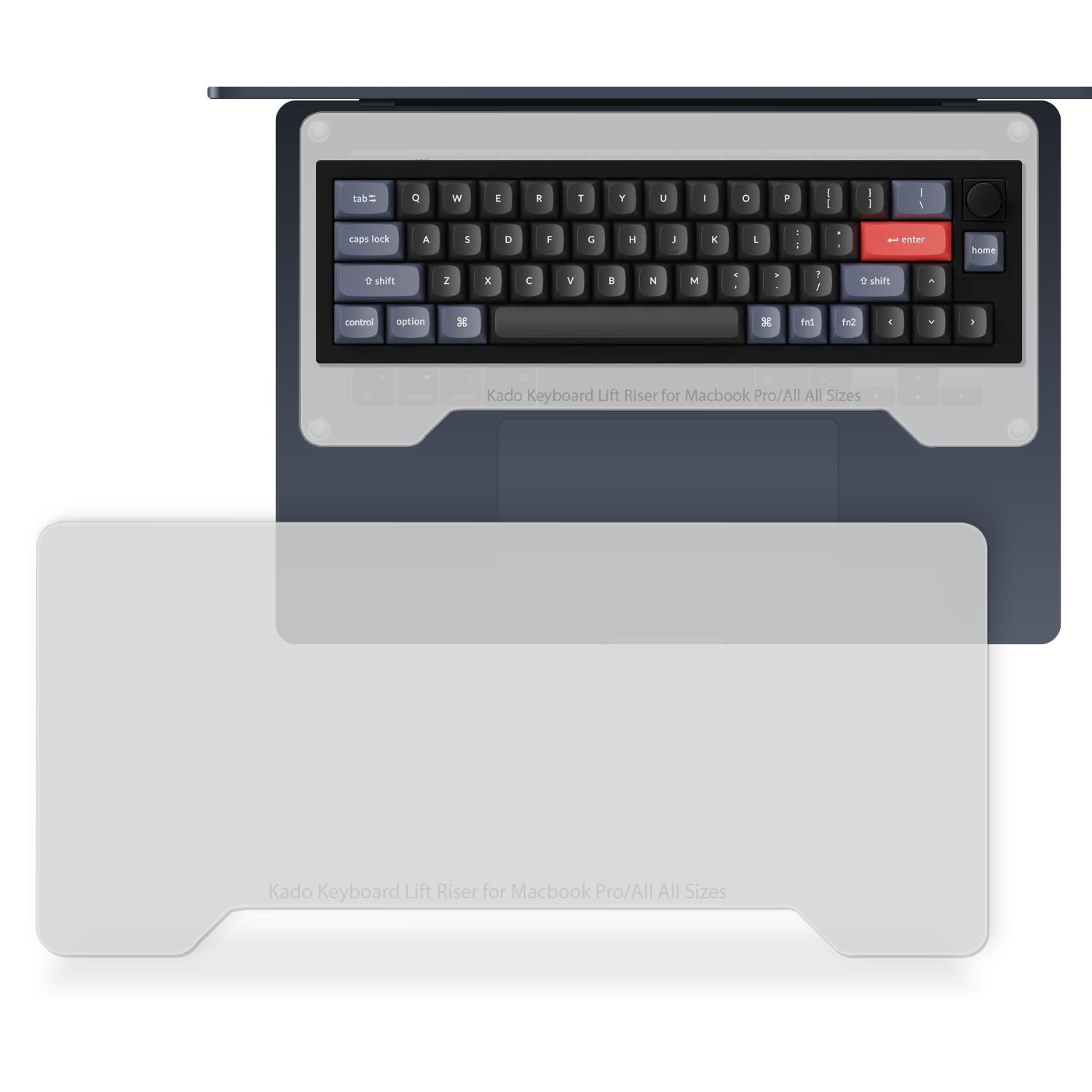 Amazon.com: Kado Lift Riser Acrylic for External Keyboard, Frosted