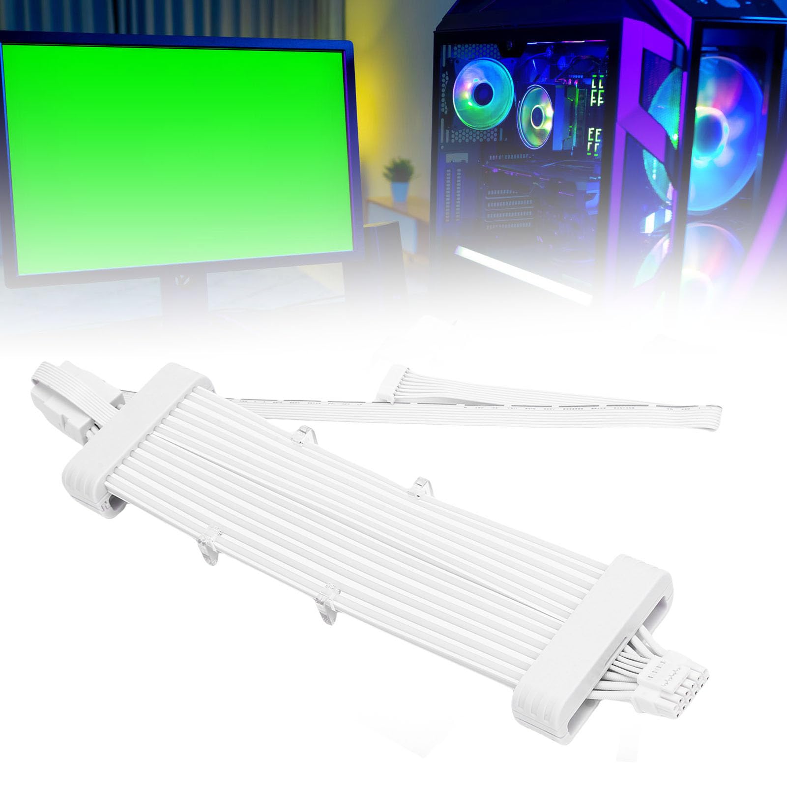 Fabater Cavo PC ARGB in Silicone Morbido con Prestazioni Eccellenti - Strisce ARGB da 5 V per Illuminazione RGB, 16,8 Milioni di Colori, per Appassionati di Fai da Te (#4)