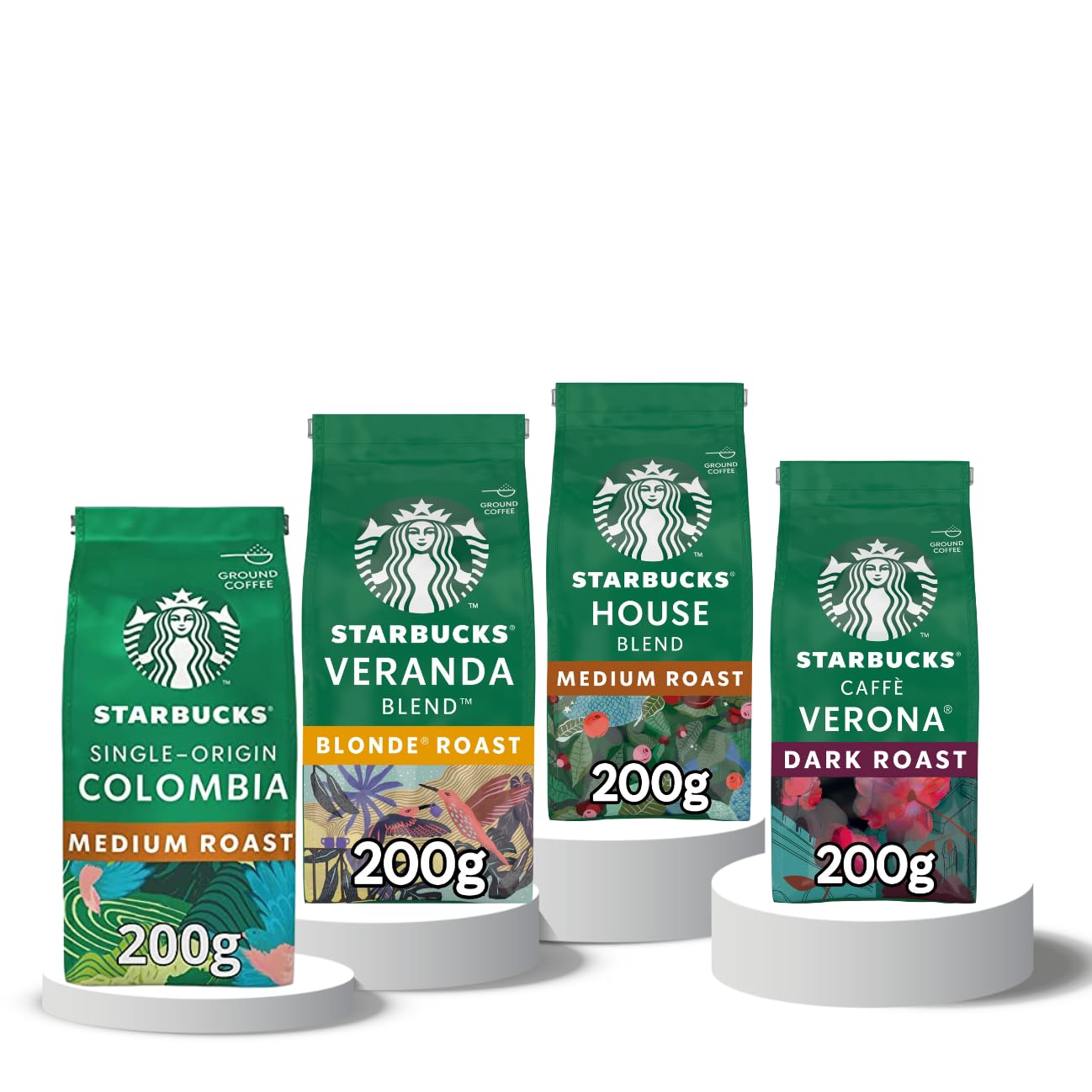 Starbucks Öğütülmüş Kahve Seti 800 g