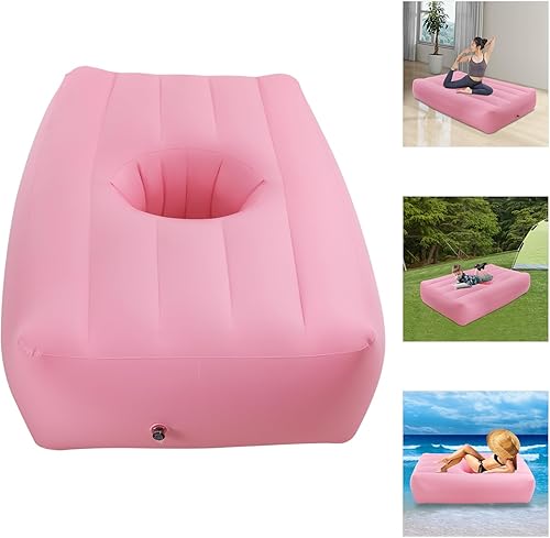 Miniatura 6 de Cama de recuperación poscirugía de 72 pulgadas con agujero, cama inflable plegable de PVC, cama inflable de PVC BBL con bomba de aire eléctrica o