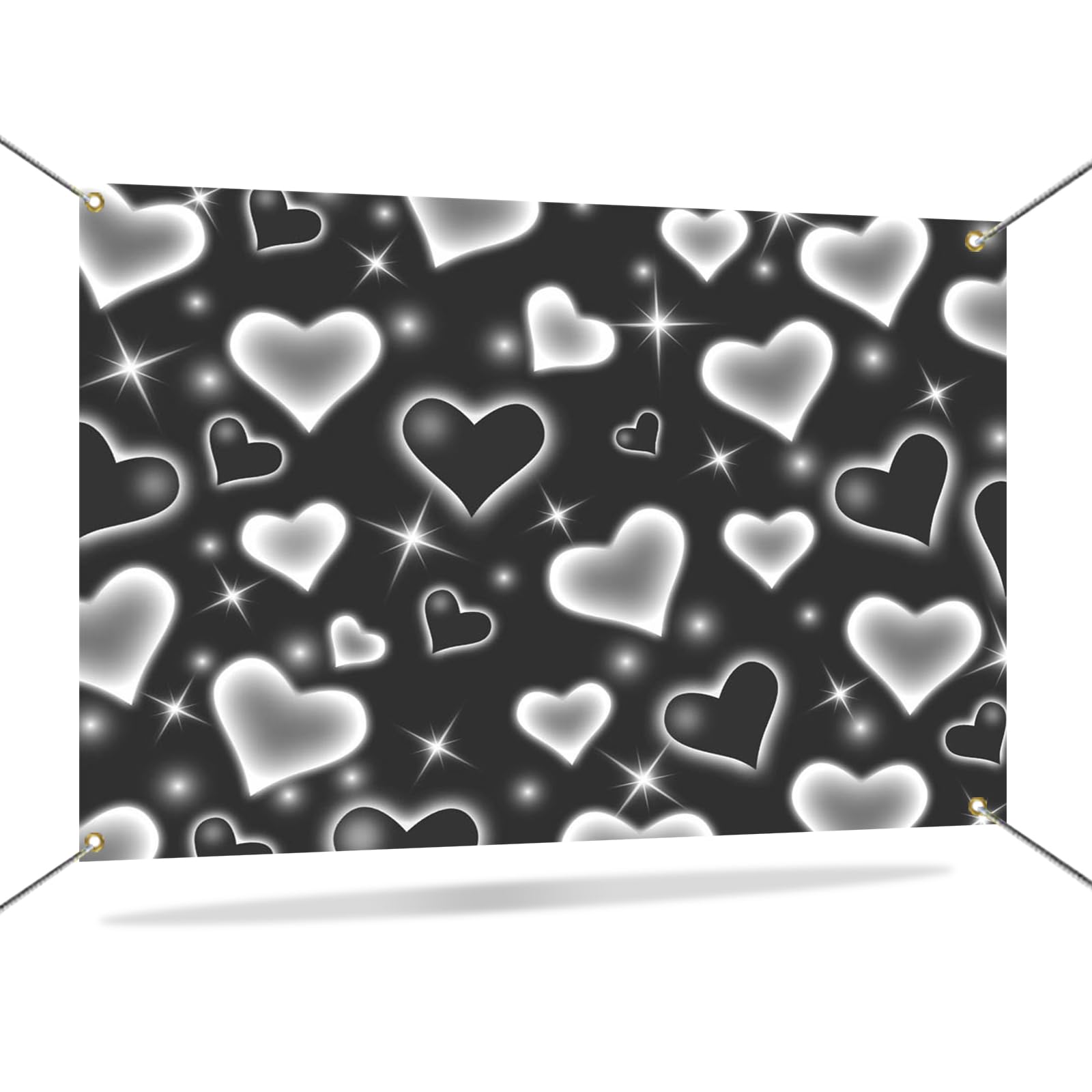 Mocsicka Fotohintergrund Brustkrebs-Bewusstsein – 180x100 Cm, Rosa Schleife, Schmetterlinge, Für Oktober-Events & Party-Deko