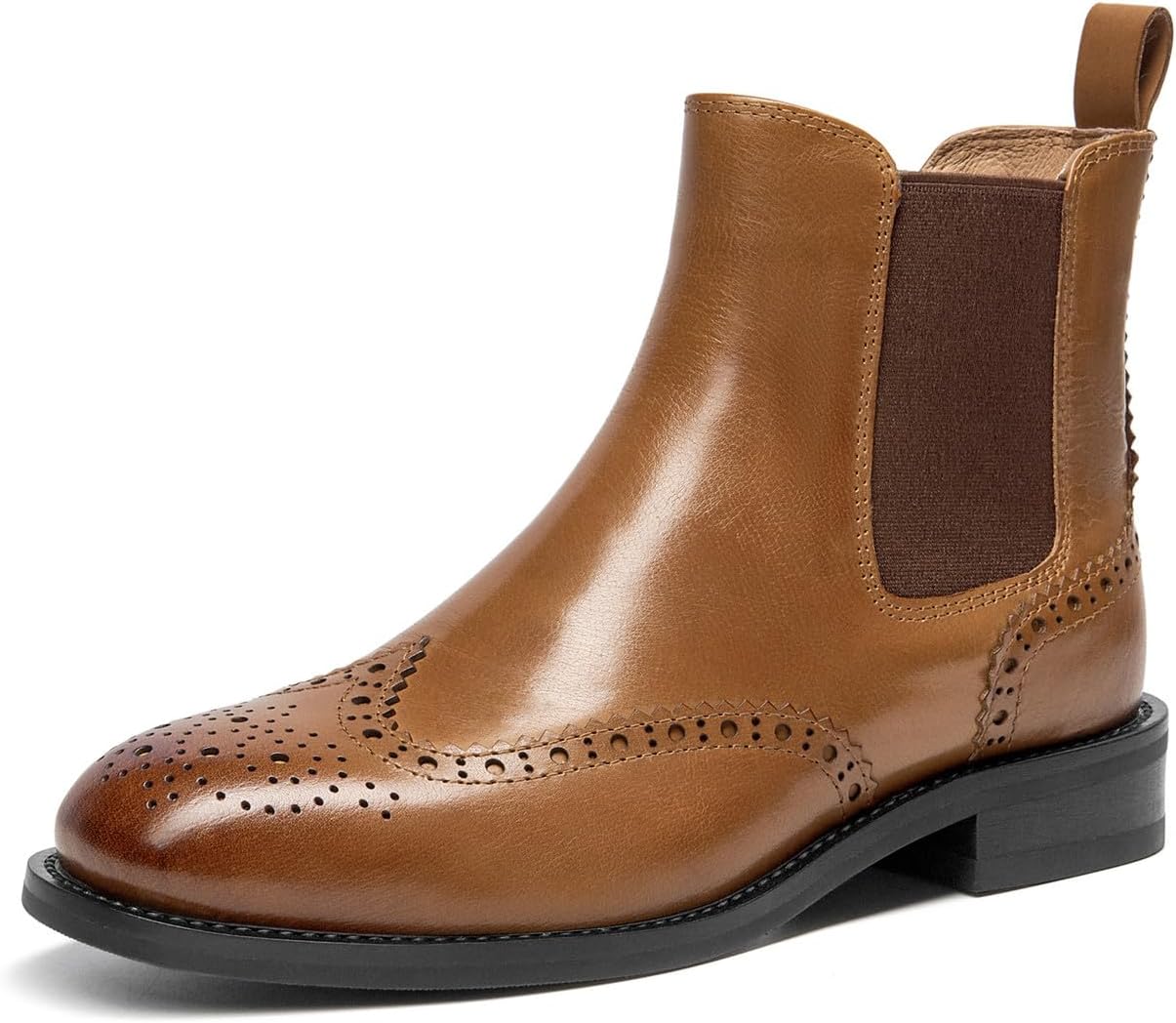 U-lite Womens Fall Winter Comfortable Stylish Leather Chelsea Ankle Boots Women Booties