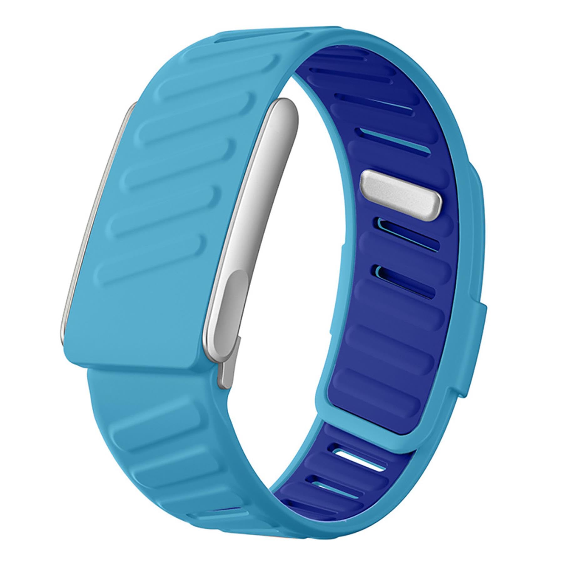 VeveXiao Silicone Wristband compatible with WHOOP 5.0 Bands，L Blue Blue