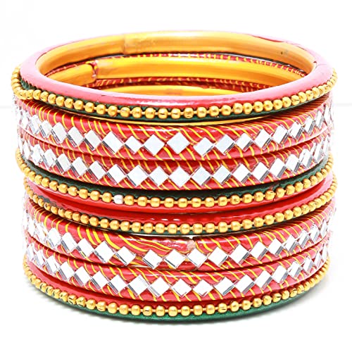 Suprimo Fashion Bangles Indian Traditional Rajasthani lac bangles Set for Women & Girls Glitters Glossy Textured Vintage Colors For Wedding, Haldi, Mehendi (2.8) (B0BZZ3DJB7) Amazon Price History, Amazon Price Tracker