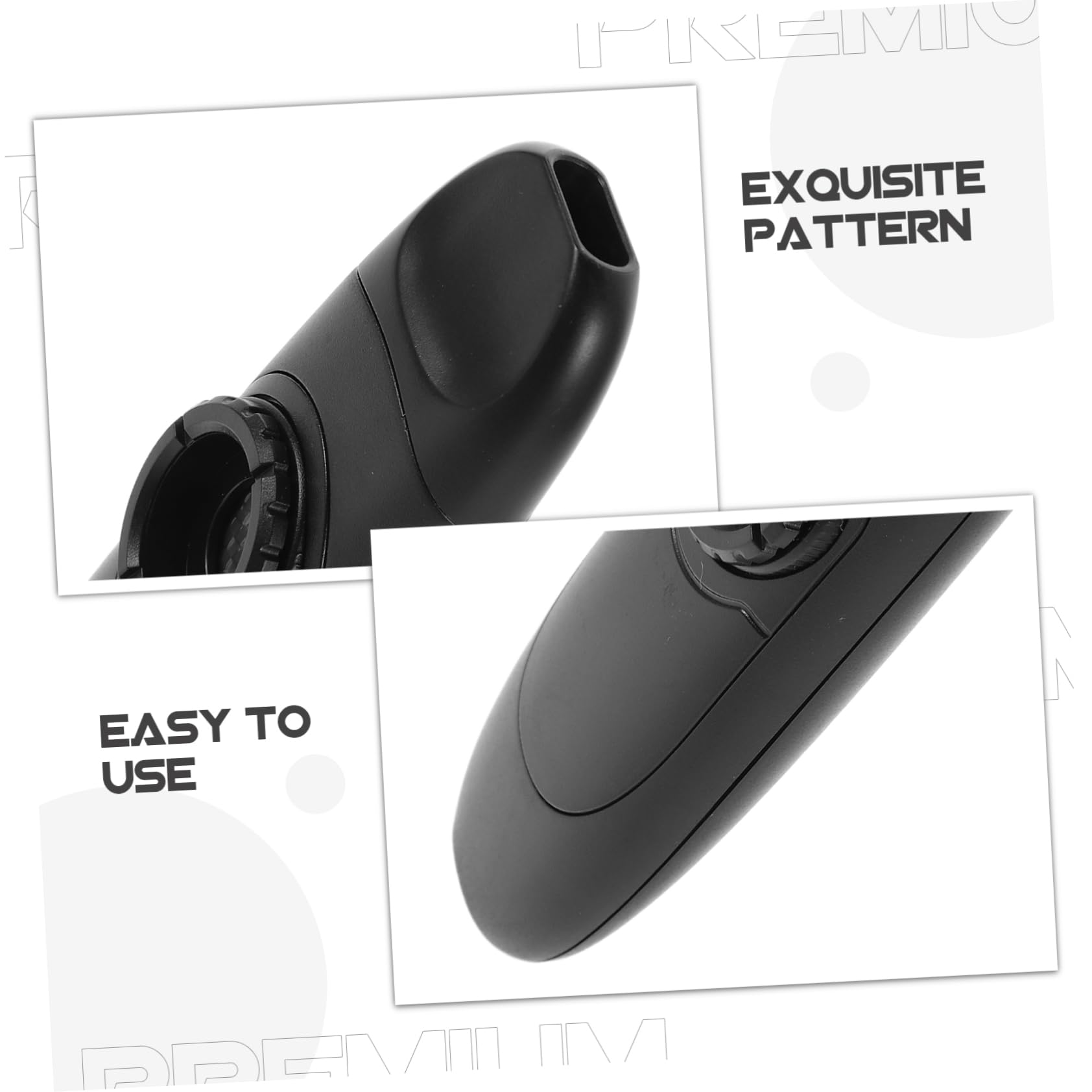 Strumento Kazoo Elettrico Regolabile per Adulti Nero