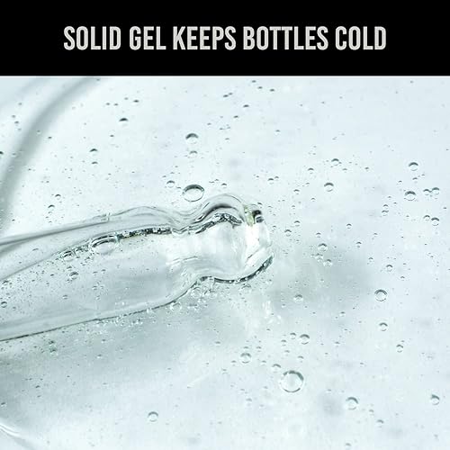 Miniatura 4 de Paquete de manga enfriadora de vino negro y rojo