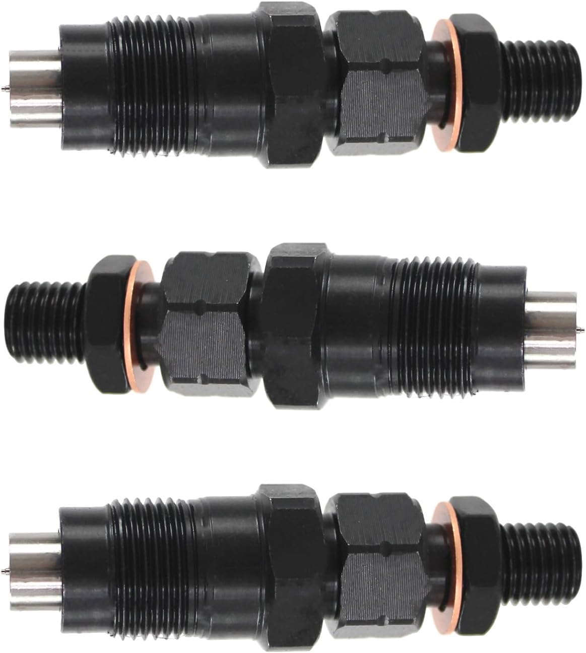 131406360 131406490 Fuel Injectors 3pcs Fit for Ford Holland Tractors 1320 1520 1530 1620 Engine Aftermarket Parts, Replace OE 131406360 131406490
