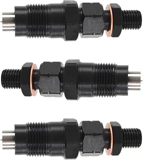 131406360 131406490 Fuel Injectors 3pcs Fit for Tractors 1320 1520 1530 1620 Engine Aftermarket Parts, Replace OE 131406360 131406490