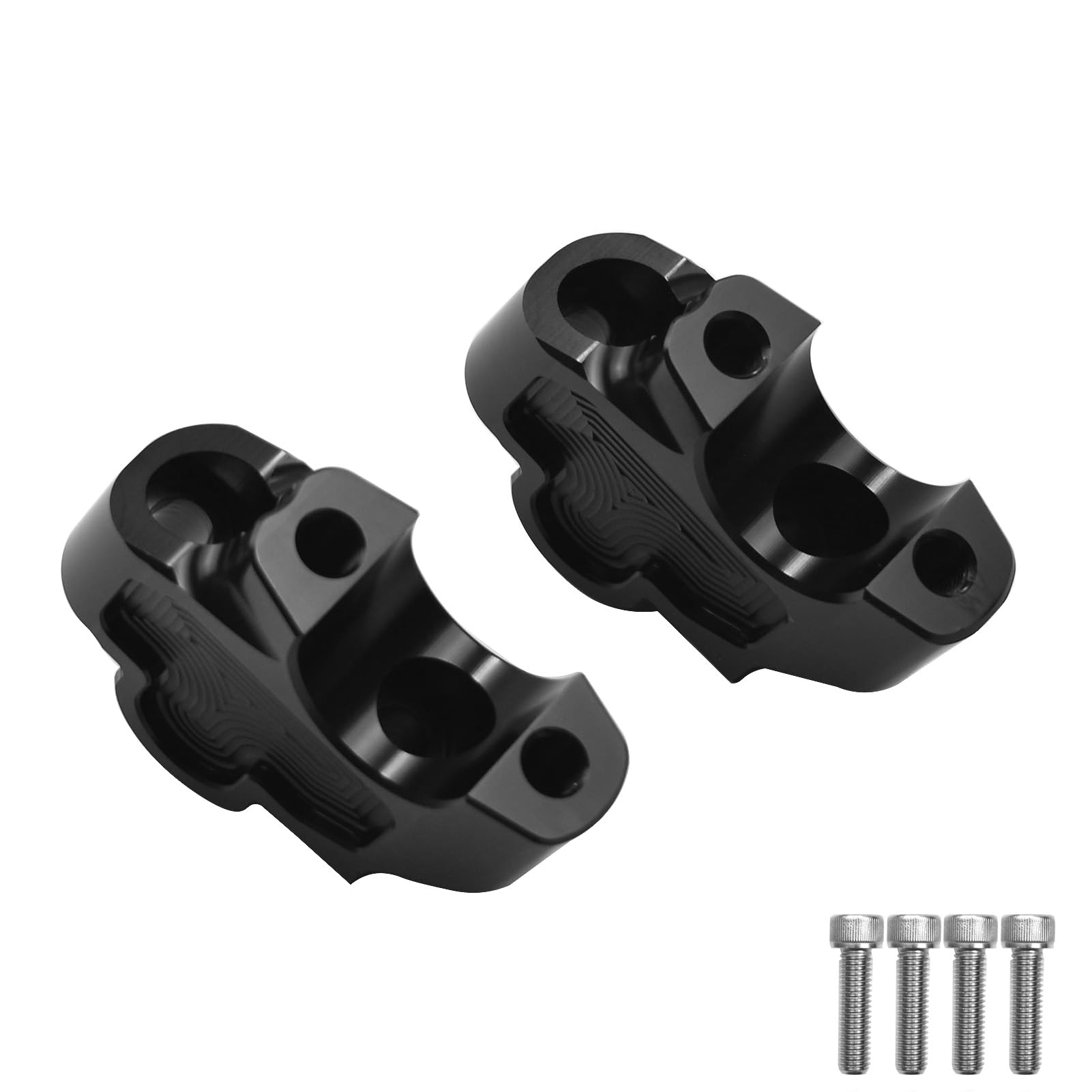 Lenkererhöhung 32 mm, passend für Ho&nda Rebel CMX 500 Rebel 500 CMX300 CMX 1100 Zubehör 2017 2018 2019 2020 2021 2022 2023 2024. Lenkerhöhe nach oben bewegt sich nach hinten, Adapterklemme