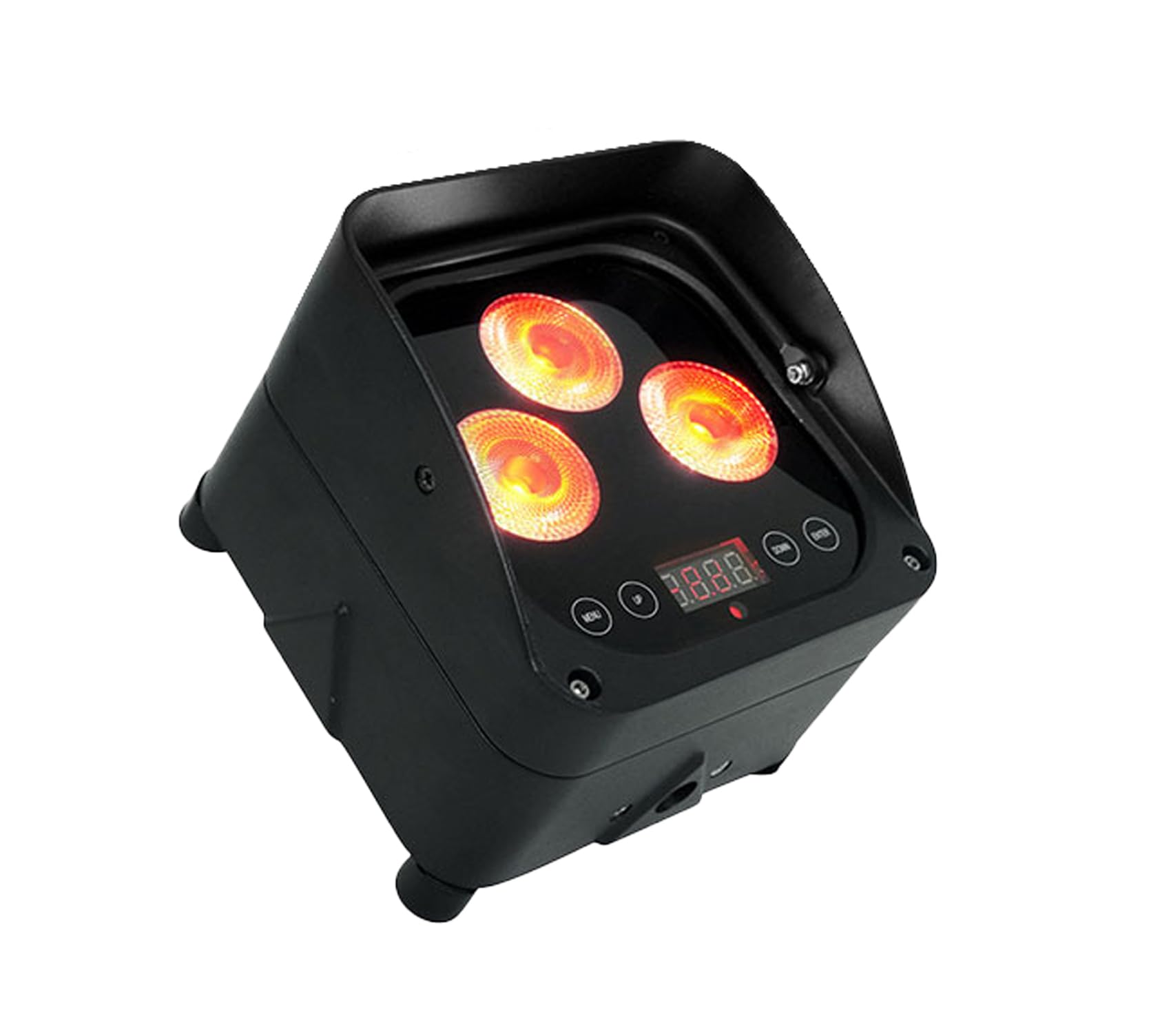 Rockville Wet PAR 50 25W Waterproof LED DJ Light, Wireless DMX, RF Remote, RGBWA+UV, Battery-Powered, IP64-Rated, Perfect for Outdoor Events and Mobile DJs