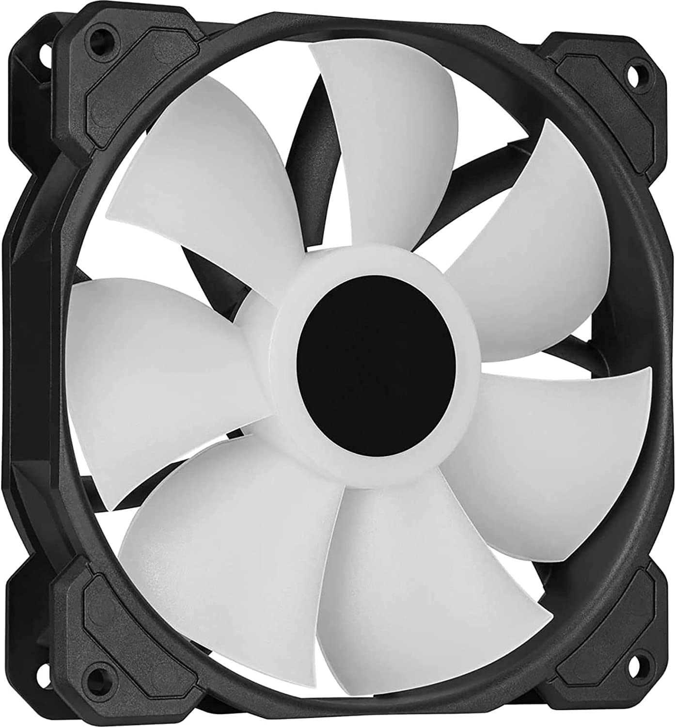6 x Lüfter LED ARGB Farbe PC Gehäuse 120 mm Hub LED RGB mit Fernbedienung AURA SYNC 3 PIN leise hoher Luftstrom für Kühlung Desktop