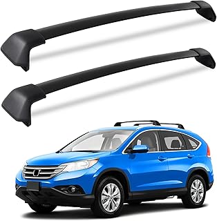 Barras transversales para Honda CRV CR-V 2012 2013 2014 2015 2016 con rieles laterales, barras de techo de aluminio, barras de carga, canoa, bicicleta, kayak, coche, snowboard, techo,