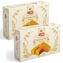 Lal Sweets Mysore Pak with Rakhi 400g Each (Pack of 2) | Traditional Sweets Rakhi with | Soft & Melt-in-Mouth Texture | Made with Pure Desi Ghee | Authentic Indian Mithai | No Preservatives | Festival Gift Hamper for Celebrations | Made With Sulfur-Free Sugar | 800g gallery image