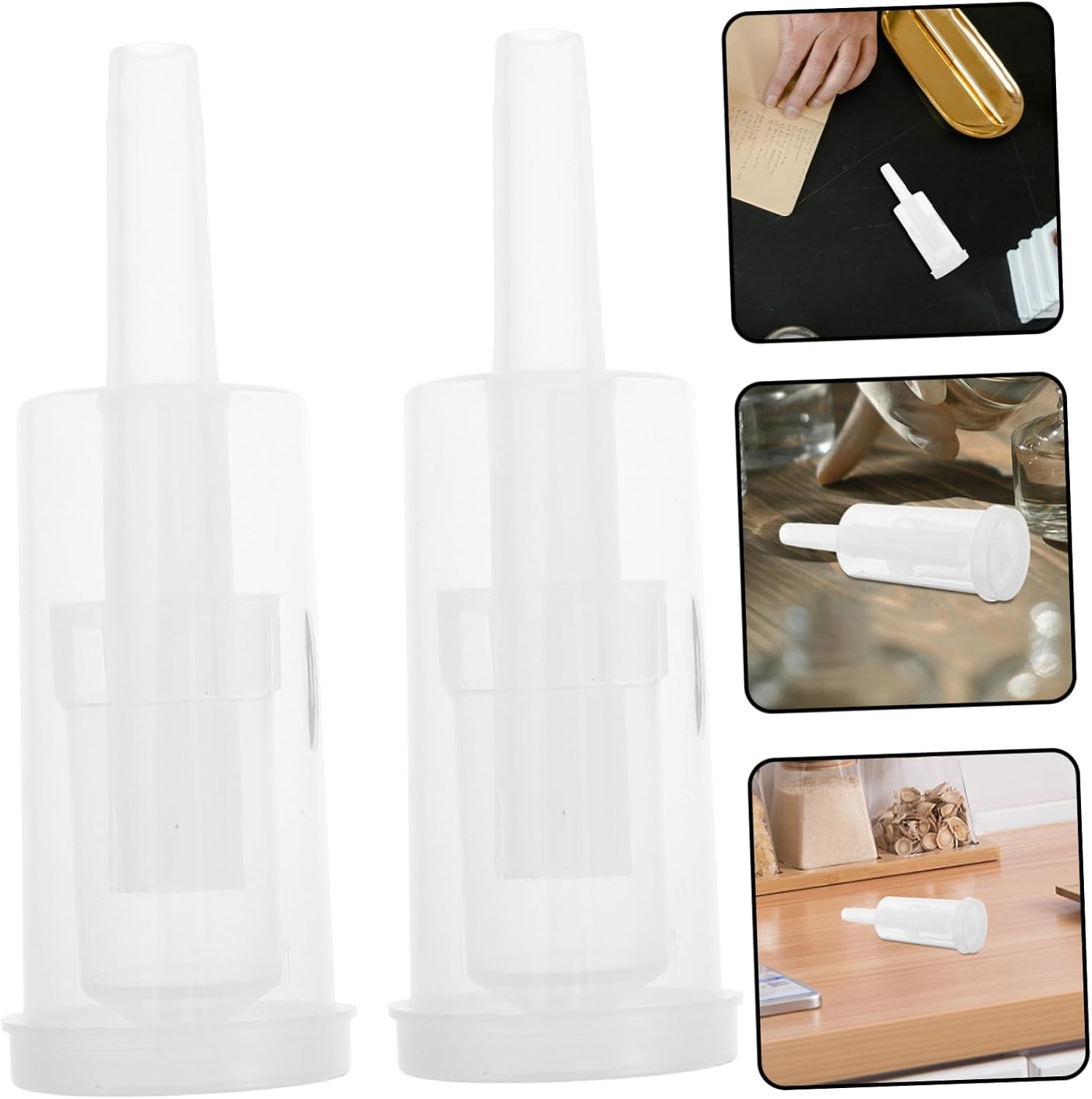 COLLBATH 6pcs One-way for Home Brewing Practical Wine and Beer Check Valves Sealing for Self-brewed Beverages and Food Preservation