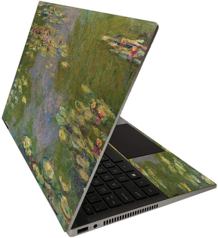 MightySkins Skin for HP Pavilion x360 14" (2020) - Water Lilies | Protective, Durable, and Unique Vinyl Decal wrap Cover | Easy to Apply, Remove, and Change Styles | Made in The USA