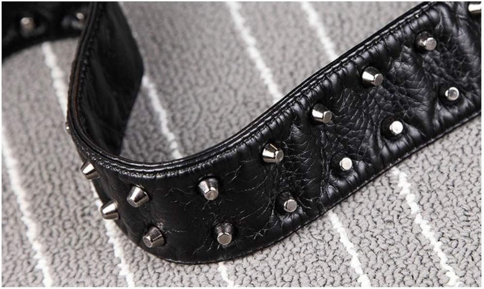 Ro Rox Calamity Womens PU Punk Gothic Uni Studded Backpack - Black