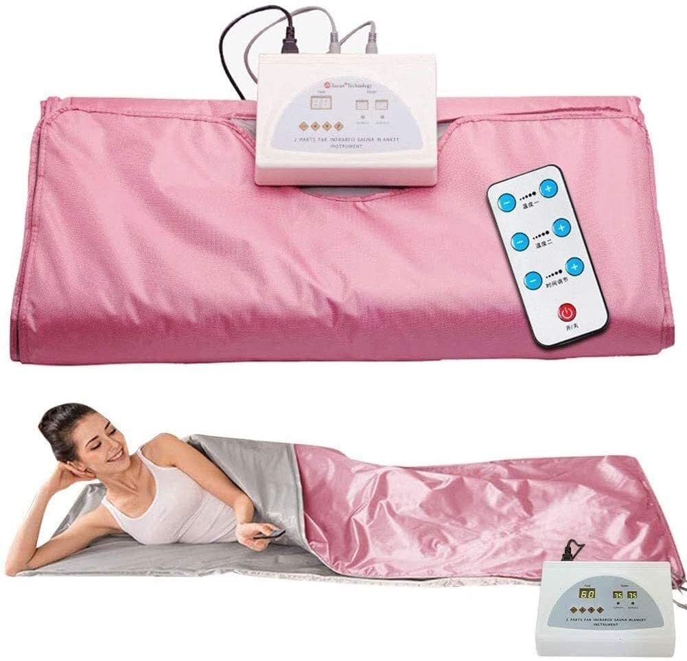 Coperta termica for sauna Macchina a vapore digitale a 2 zone Sauna Coperta dimagrante Modellamento del corpo e perdita di peso Macchina professionale for la bellezza della terapia disintossicante