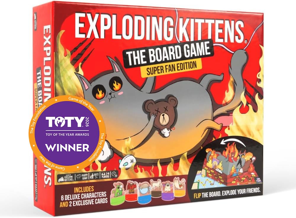 Exploding Kittens Board Game The Superfan Edition