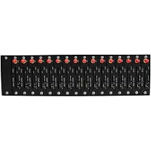 OSTENT Quad-Band GSM GPRS Modem Pool with Wavecom Q24PLUS Module 16 Ports USB Interface Emulated COM/RS232 AT Commands SMS MMS TCP/IP UK Plug Power Adapter