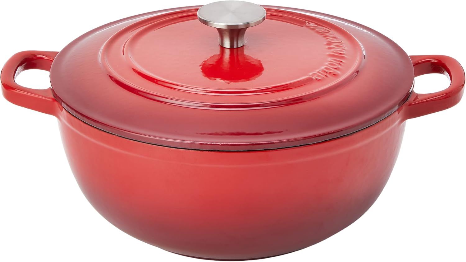 Argon Tableware 3.5L Round, Cast Iron Enamelled Casserole Dish, Oven
